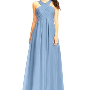 Dusty blue, Azazie Kayleigh, A10, brand new